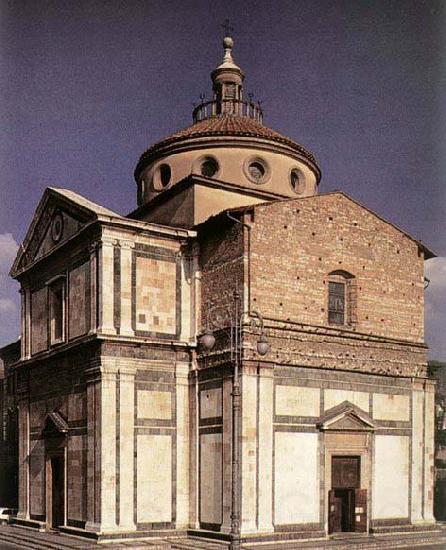 SANGALLO, Giuliano da Exterior of the church begun